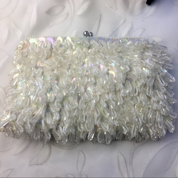 Vintage Sequin and beaded clutch/handbag. … - Picture 2 of 8